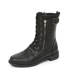 BLWOENS - Zapatos BOTAS largas de invierno para mujeres - Negro