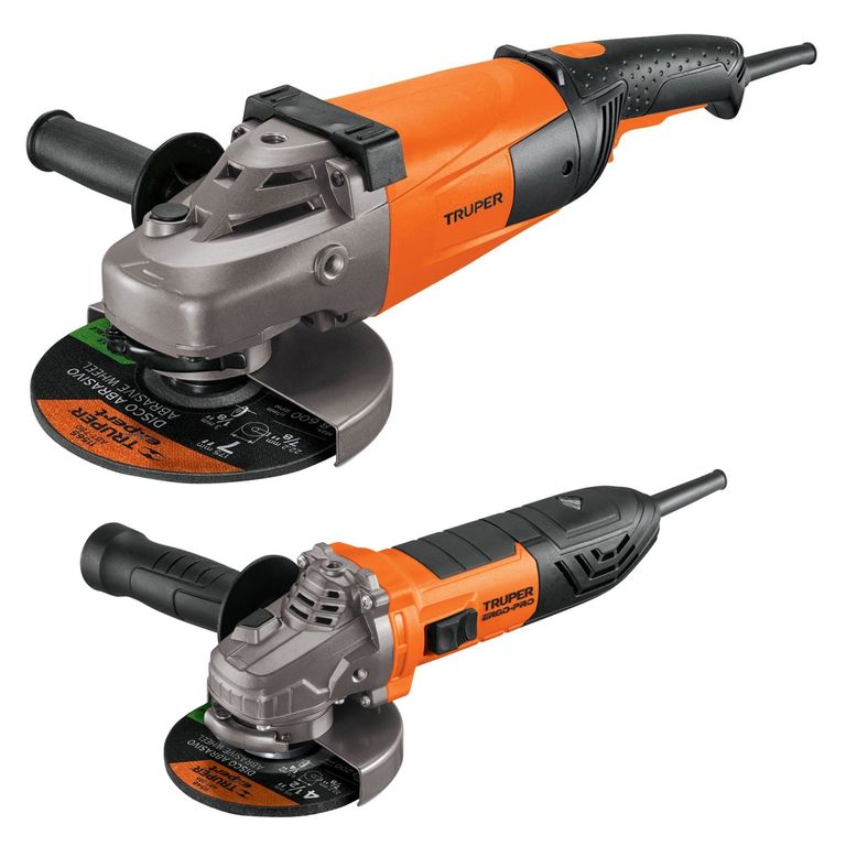 Combo amoladora angular 7" profesional 2100W, 4-1/2", ERGO PRO, 800 W