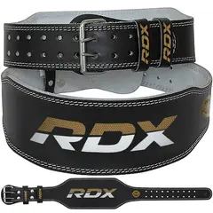RDX - Cinturón de Cuero para Levantamiento de Pesas de 15CM - S
