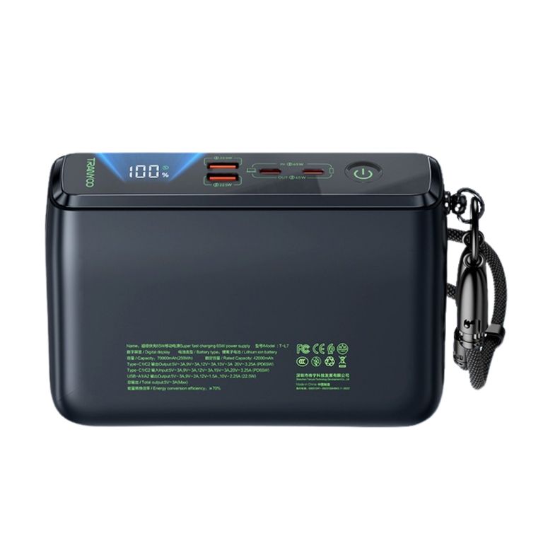 Power Bank 70000 Mah Carga Rapida 65w Para Laptop Celular Estacion de Carga Starlink