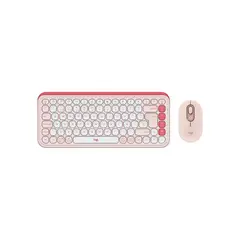 LOGITECH - COMBO ICON POP TECLADO Y MOUSE ROSADO ELEGANTE