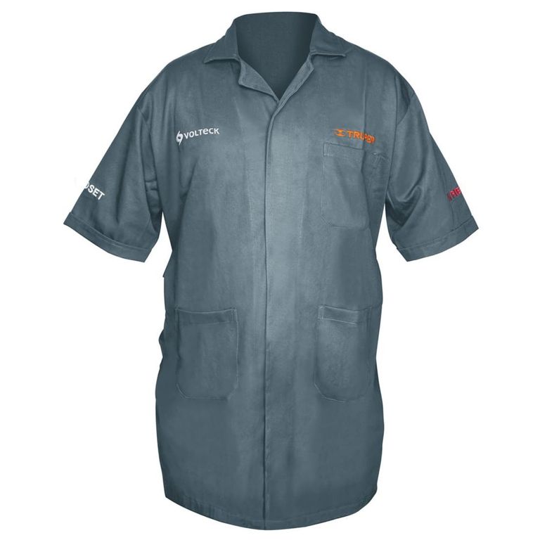 Bata para mecánico, bordada con logo, talla 44,