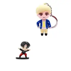 GENERICO - MUÑECO COLECCIONABLE CON LLAVERO BTS JIN