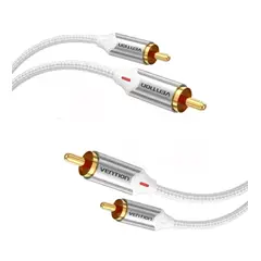 VENTION - Audio Stereo 2 Rca Cable Dvd Speaker Tv (10m) NYLON Premium