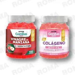 GENERICO - PACK GOMITAS VINAGRE DE MANZANA Y GOMITAS COLAGENO SOTTCOR LABS