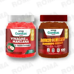 GENERICO - PACK GOMITAS DE VINAGRE DE MANZANA Y GOMITAS MACA NEGRA SOTTCOR LABS