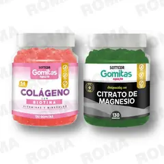 GENERICO - PACK GOMITAS COLAGENO Y GOMITAS CITRATO DE MAGNESIO SOTTCOR LABS
