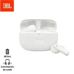 JBL - Audifono inalambrico Wave Beam 2 Blanco