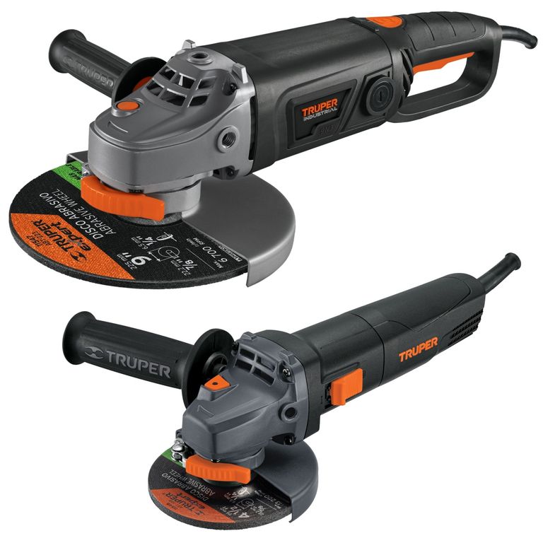 Combo amoladora industrial 9" 2000w, 4-1/2" 850 W INDUSTRIAL