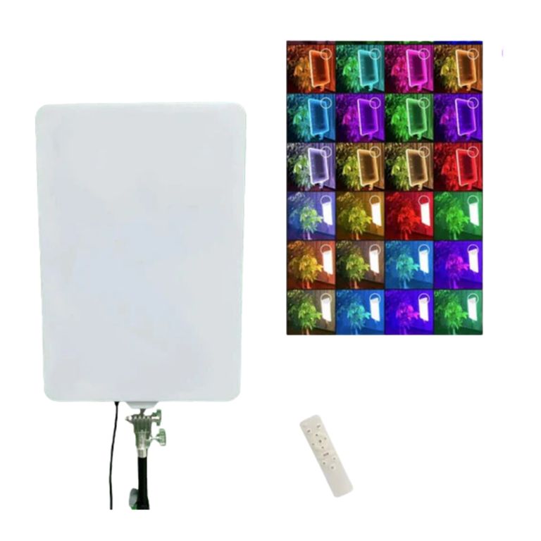 KIT PANEL DE LUZ LED ILUMINACIÓN 45CM PM - 48 RGB