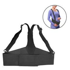 BUYPAL - Faja Embarazo Prenatal Ergonómica y Ajustable Talla XL Negro