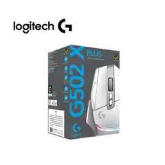 LOGITECH - MOUSE G502 X PLUS LIGHTSPEED 25K DPI LIGHTFORCELIGHTSYNC RGB INALAMBRICO BLANCO