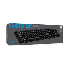 LOGITECH - TECLADO G413 SE BLACKLIGHT MECHANICAL GAMING CON CABLE NEGRO