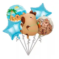 GENERICO - Globos de capibara set de 5 globos