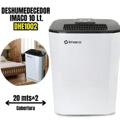 IMACO - DESHUMEDECEDOR ELECTRÓNICO 10 LITROS DHE1002