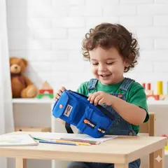 GENERICO - Cartuchera Morral Kawaii Azul