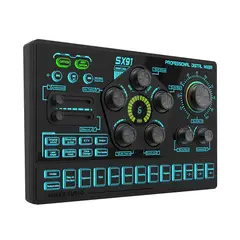 KREED - Tarjeta de sonido SX91 con Phantom power incorporado