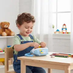 GENERICO - Monedero kawaii Azul