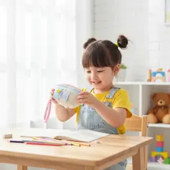 GENERICO - Monedero kawaii Rosado Bebé