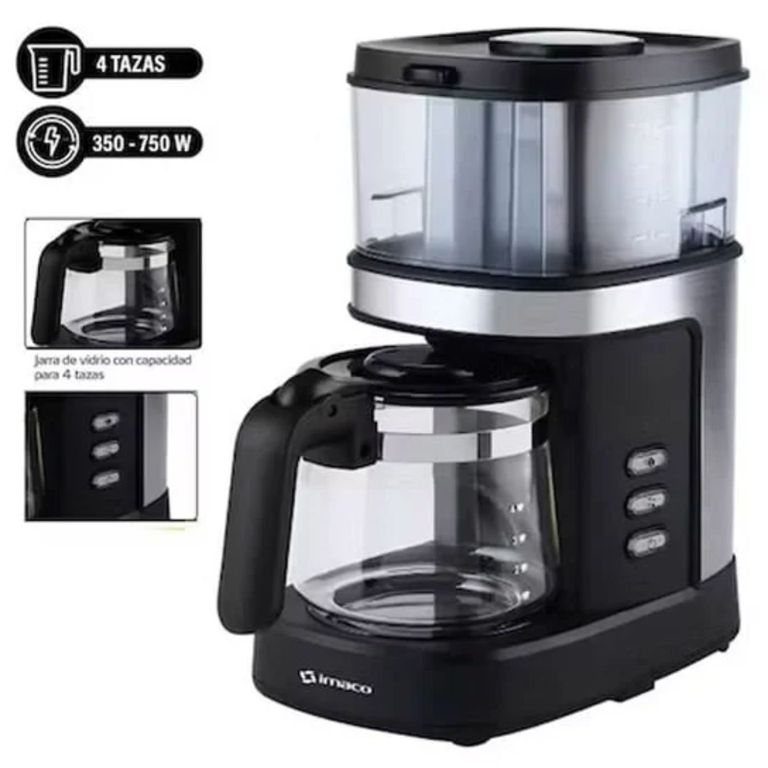 CAFETERA ICMG4070 FILTRO CON MOLEDOR CAFÉ 750W