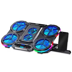 AIRBOOM - Cooler Gamer Glacial 6 Con 6 Ventiladores Rgb 7 Niveles
