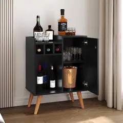 TU MESITA - Moderno Bar Polo color Negro