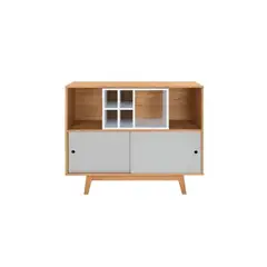 TU MESITA - MuebleBar Moderno 2 puertas Arom color BlancoDuna