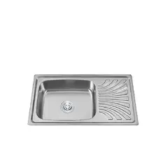 XM - Lavadero de Cocina Doble en Acero Inoxidable 90x50x19cm
