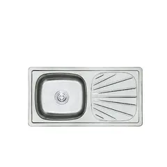 XM - Lavadero de Cocina en Acero Inoxidable 90x46x15cm