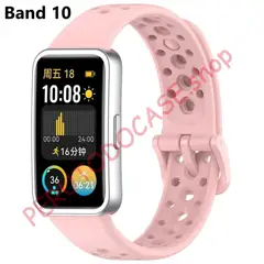 GENERICO - Correa para Huawei Band 10 Silicona Rosa