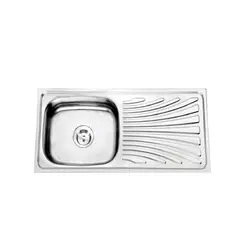 XM - Lavadero de Cocina en Acero Inoxidable 96x43x14cm