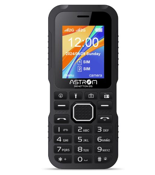 Celular 2G Dual Sim Pantalla 1. 77 " BENETTON AST1701H Negro