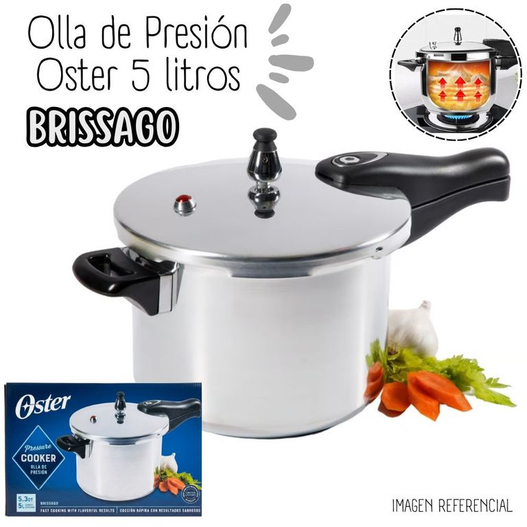 Olla de presión BRISSAGO de 5 litros