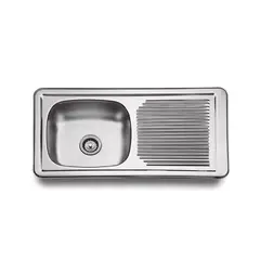 FRATELLI - Lavadero de Cocina en Acero 94x49x19cm
