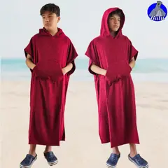 GENERICO - Poncho cambiador en felpa toalla