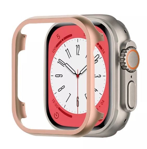 BUMPER PARA APPLE WATCH METAL ORO ROSA 41 MM