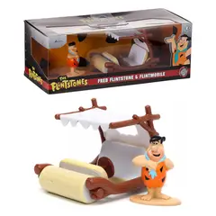 JADA TOYS - Los Picapiedra con figura nano Pedro -Auto metal Flintstones