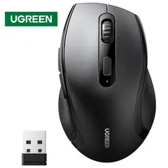 UGREEN - Mouse Inalambrico Ergonomico 1600 DPI USB 2.4GHz 10 Mts