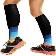 GENERICO - Pantorrilleras Mangas de Compresion Soporte Deportivas Runing Azul