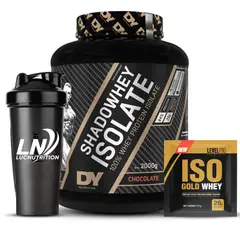DORIAN YATES - Shadowhey Isolate 2kg chocolate + shaker + sachet proteina isolatada