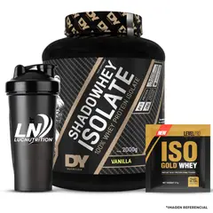 DORIAN YATES - Shadowhey Isolate 2kg vainilla + shaker + sachet proteina isolatada