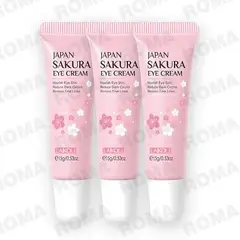 GENERICO - PACK 3 CONTORNO DE OJOS JAPAN SAKURA EYE CREAM LAIKOU 45G