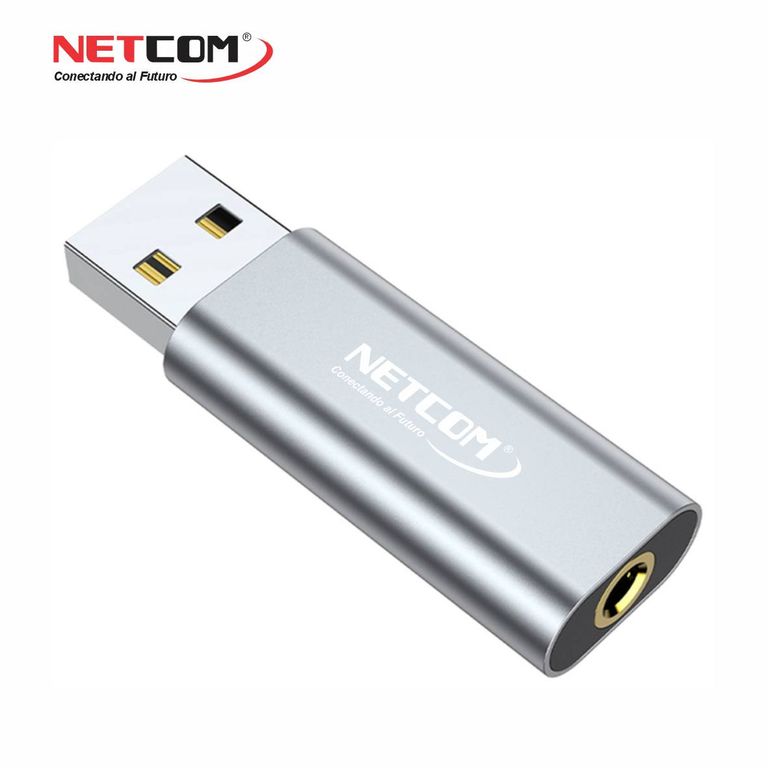 TARJETA DE SONIDO EXTERNO USB 2.0 A JACK PLUG 3.5MM 2 EN 1 TRRS