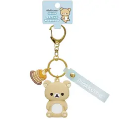 SANRIO - Llavero Rilakkuma San-X Original - Silicona 6 cm, Importado de Japón