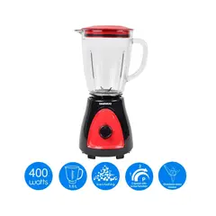DAEWOO - LICUADORA DBL-1008C ROJA NEGRA 1.5L 2 VELOCIDADES