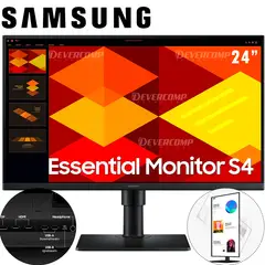 SAMSUNG - Monitor 24 LS24D400GALXPE Full HD IPS Pivot