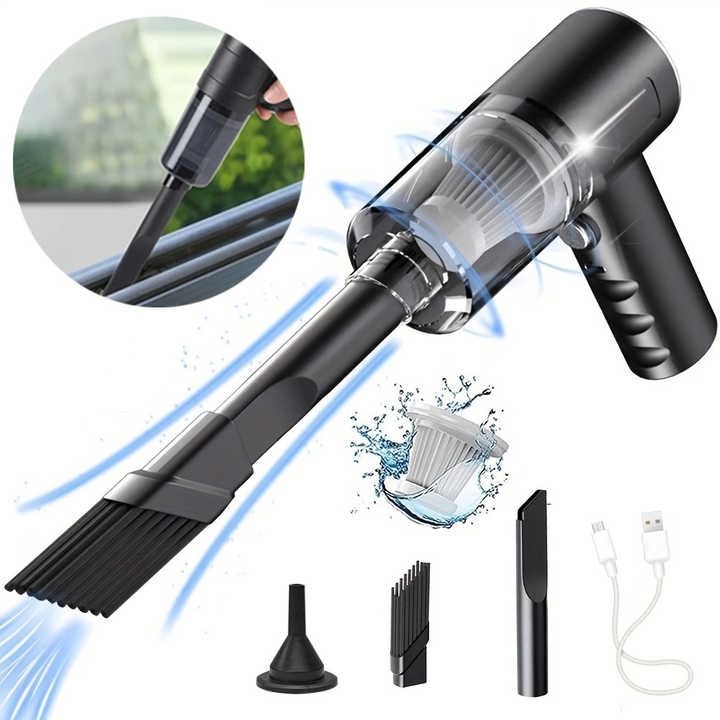 Mini aspiradora portatil y soplador 3 en 1 para limpieza versatil