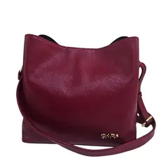 QARA - Morral para dama en cuero genuino Pamela