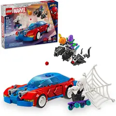 LEGO - Marvel 76279 Coche SpiderMan y Duende Verde Venomizado