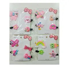 GENERICO - Ganchos Accesorios Set x 16 Ganchos De Cabello Para Niña o Bebe